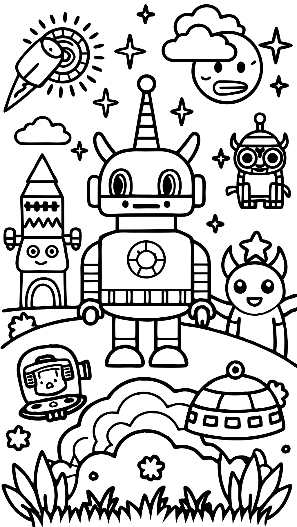 80s cartoon coloring pages